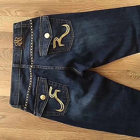 Rock & Republic Studded Kasandra Distressed Jeans. Size 4 - Picture 8 of 10